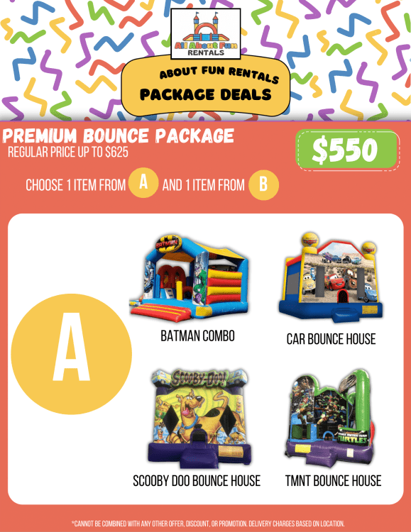 Premium Bounce House Package