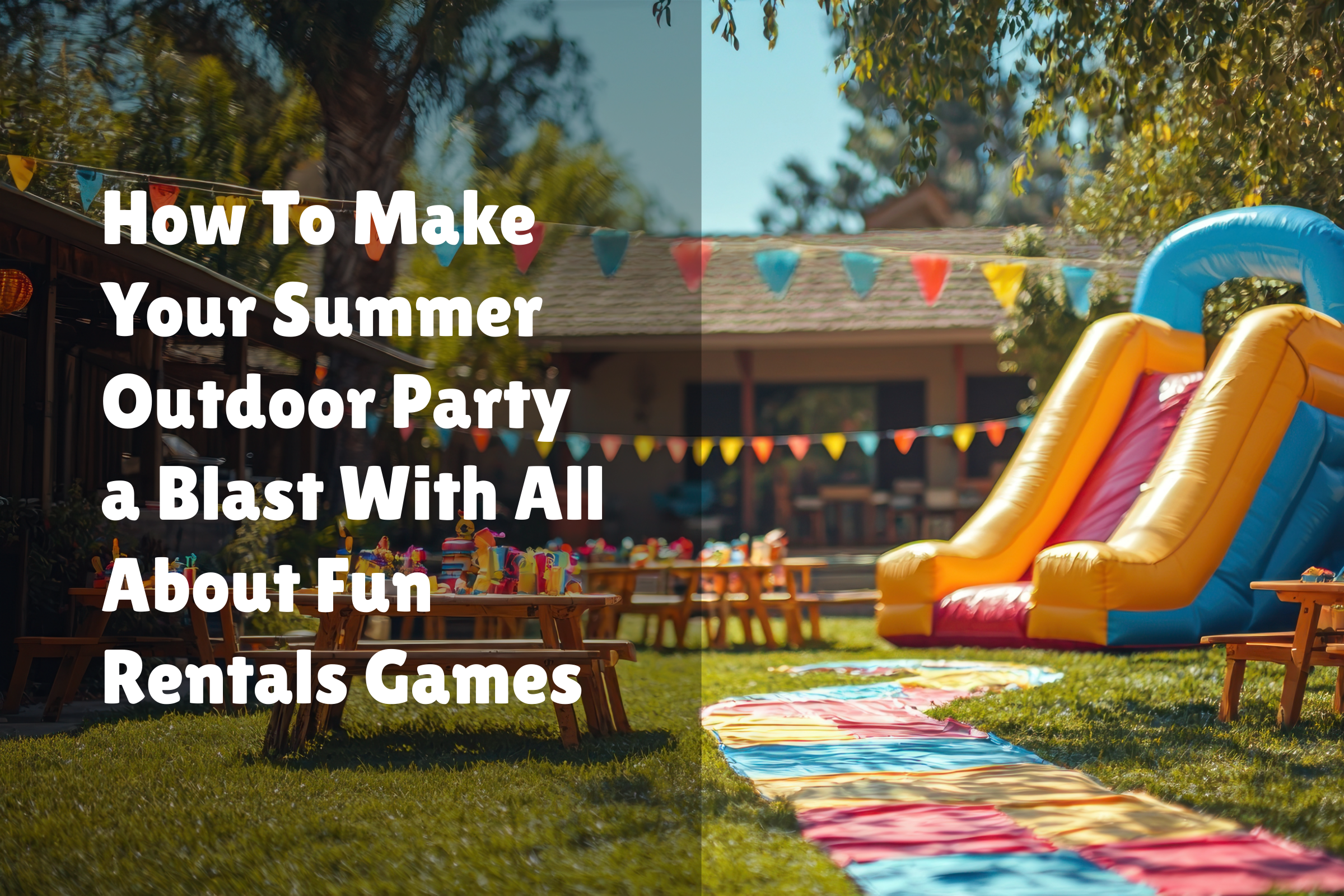 How to make your summer outdoor party a blast with All About Fun Rentals Games blog featured image Blog